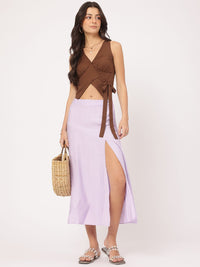 DressBerry Desert Dreams Crop Wrap Top