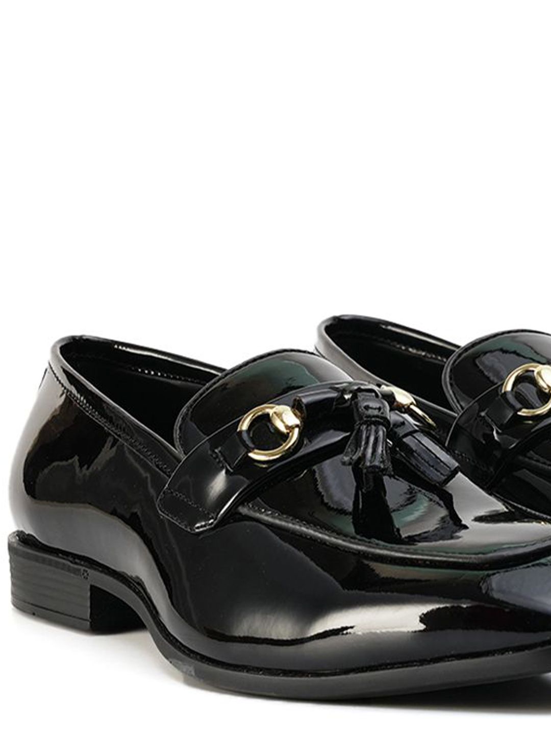 Kasut Slip On Bertumit Blok Hitam Lelaki MONKSTORY