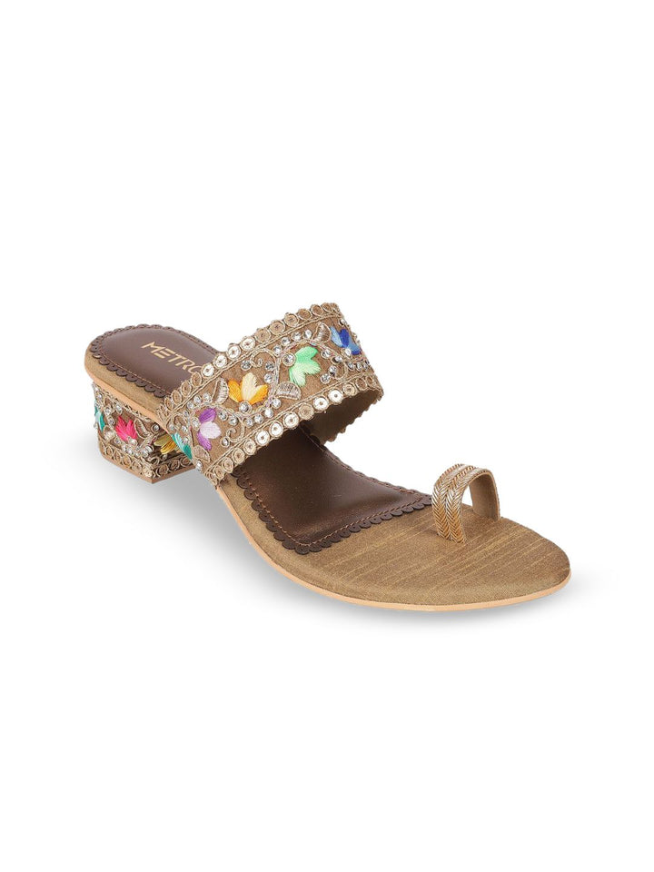 Metro Embellished Wedge Sandals