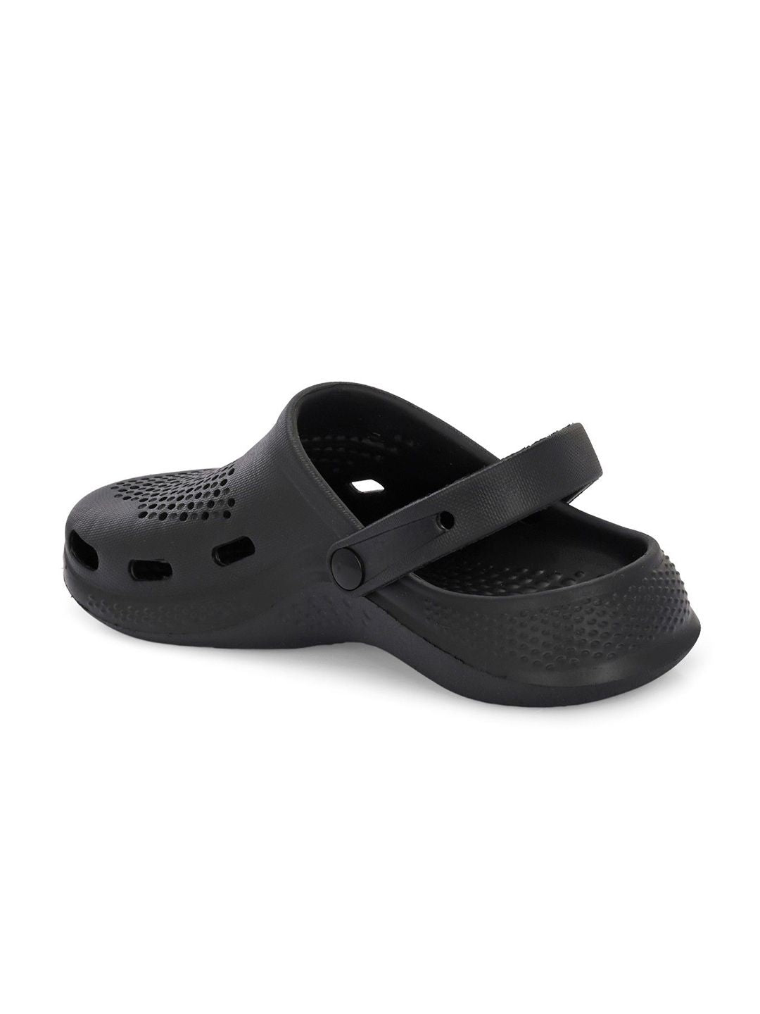 HRX by Hrithik Roshan Men Black Self Design Rubber Clogs