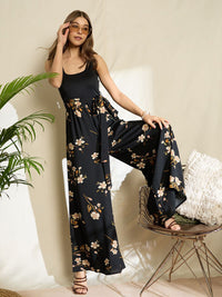Berrylush Women Printed Basic Jumpsuit
