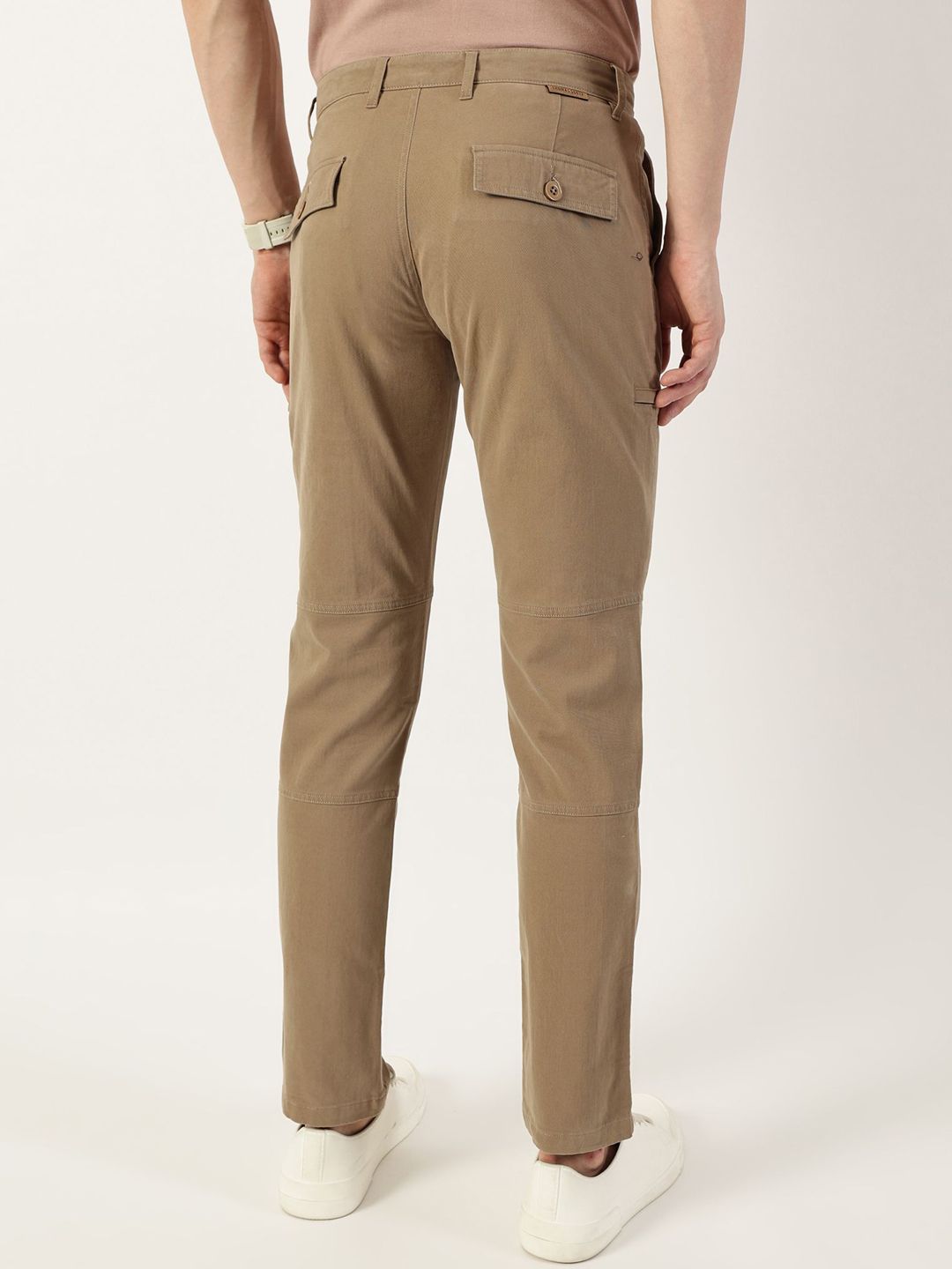 Thomas Scott Men Cotton Mid-Rise Regular Fit Trousers