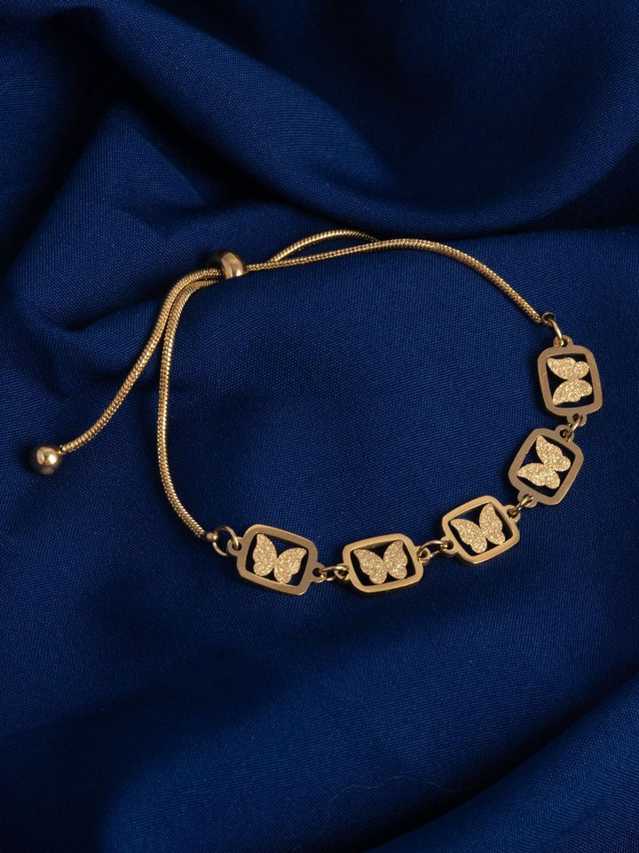 VOGUE PANASH Gold-Plated Charm Bracelet