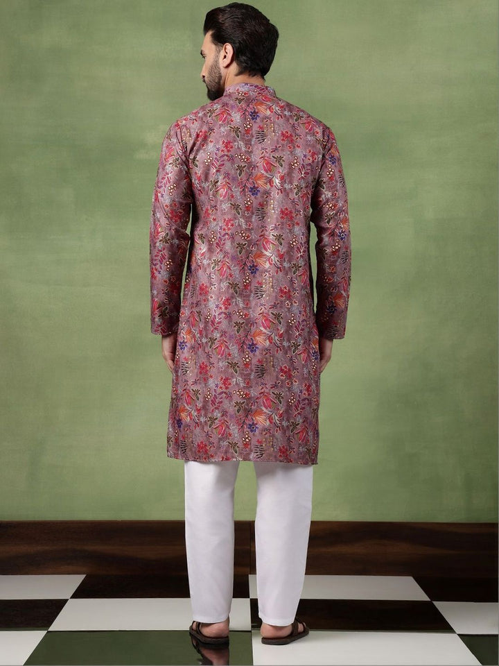 SOJANYA Men Floral Printed Kurta