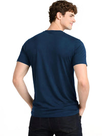 ADRO Lelaki Grafik Bercetak Leher Bulat Lengan Biasa Kapas T-shirt