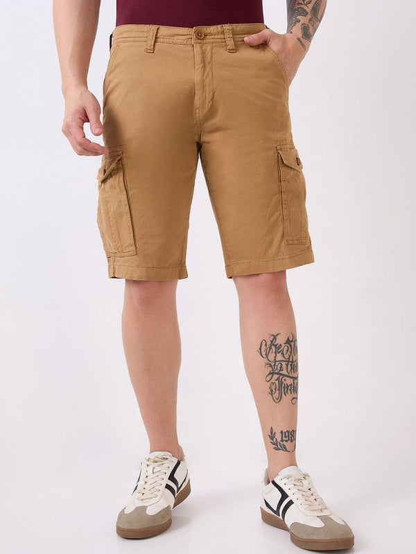 SPYKAR Men Cotton Cargo Shorts