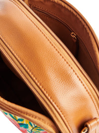 TEAL BY CHUMBAK Women Printed Structured Sling Bag