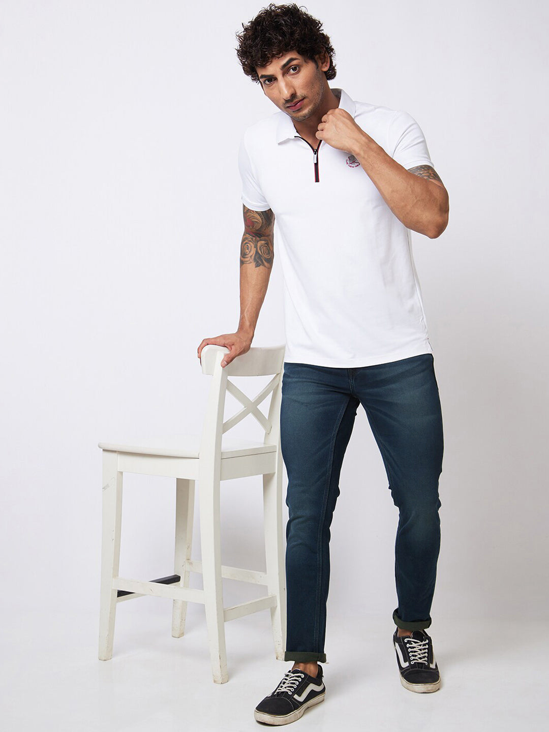 SPYKAR Men Skinny Fit Low-Rise Light Fade Stretchable Jeans