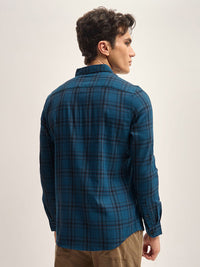 THE BEAR HOUSE Men Slim Fit Tartan Checks Opaque Checked Casual Shirt