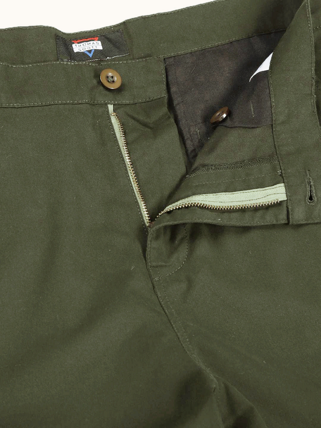 Thomas Scott Men Smart Parachute Pure Cotton Cargo Trouser