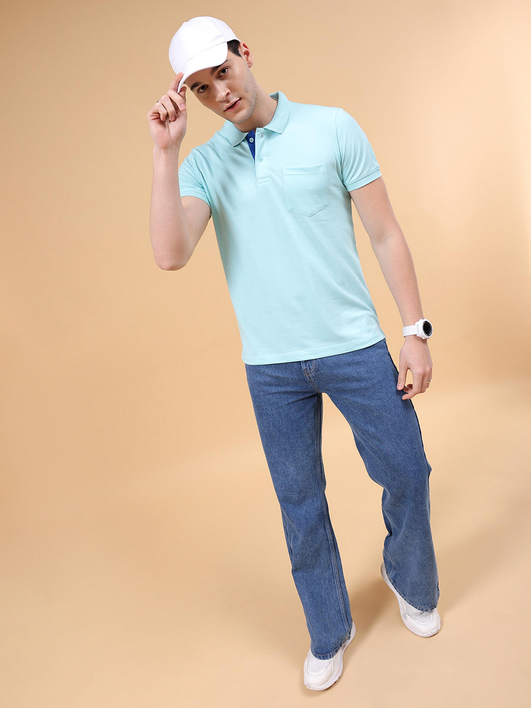 The Indian Garage Co 2 Polo Collar Pockets T-shirt