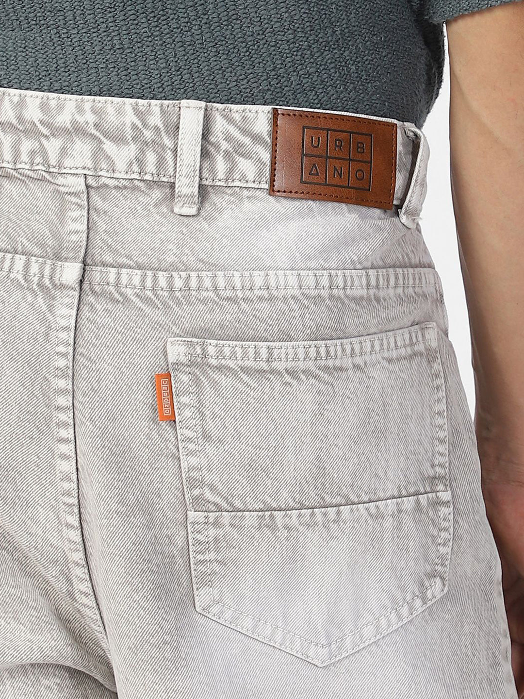 Urbano Fashion Men Loose Relaxed Fit Heavy Fade Jeans