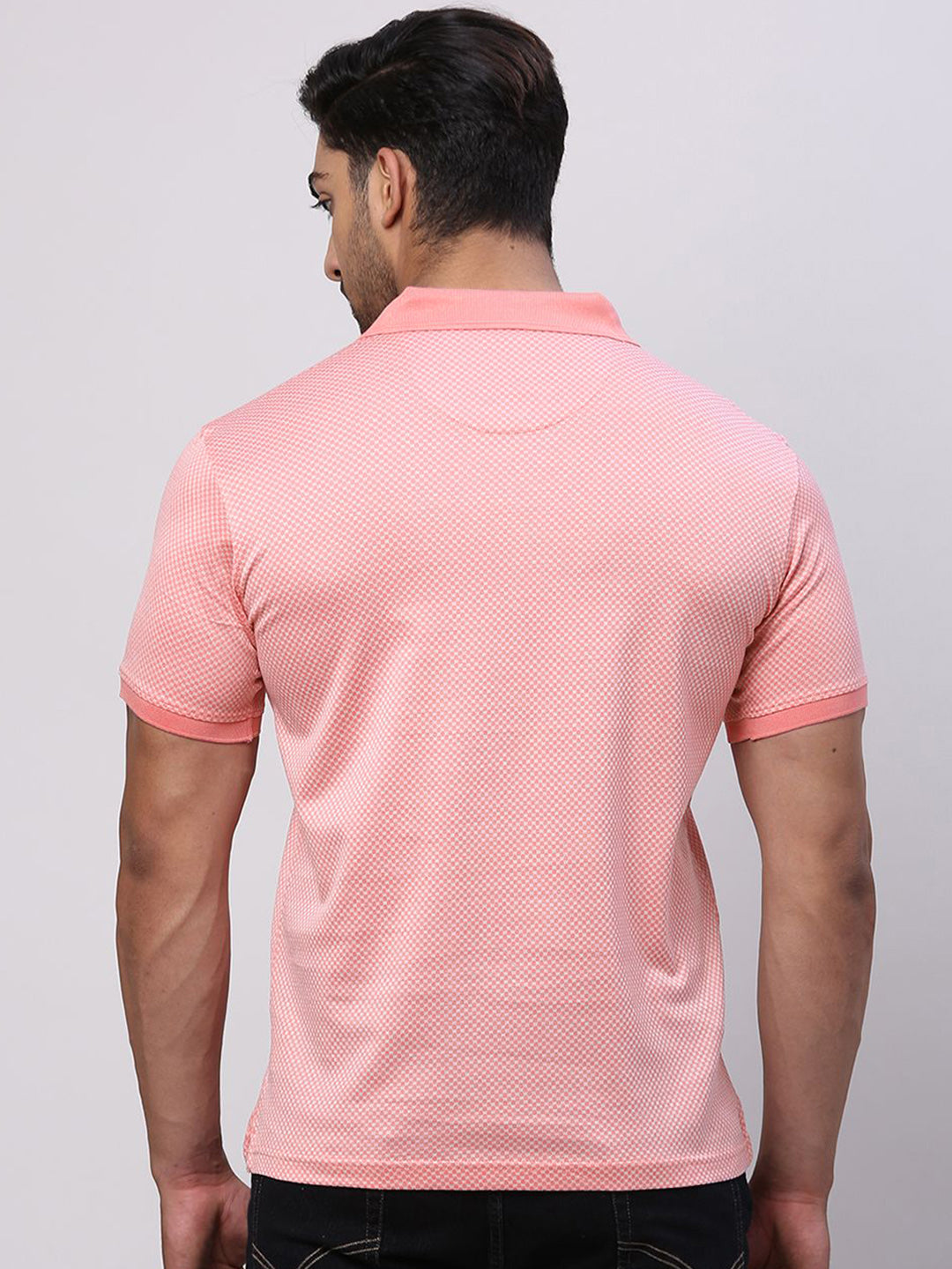 Park Avenue Men Polo Collar Pockets Slim Fit T-shirt