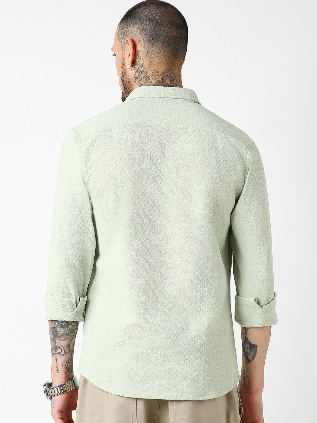 VASTRADO Men Classic Slim Fit Casual Shirt