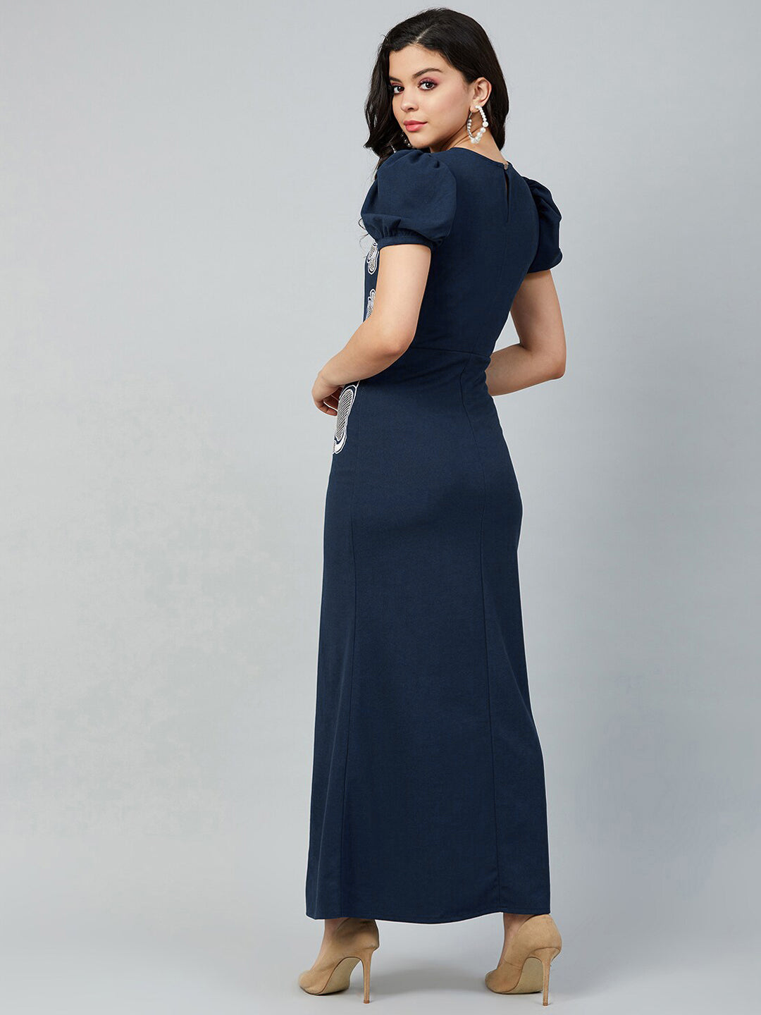 Athena Embroidered Maxi Dress