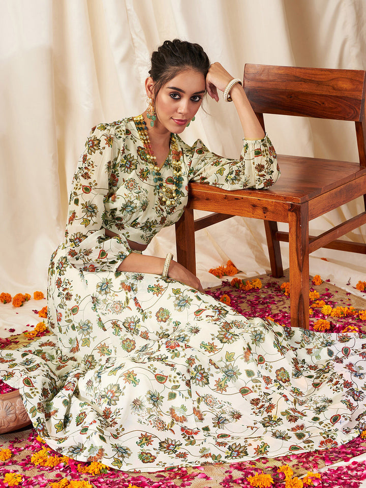 Shae by SASSAFRAS Printed Ready to Wear Lehenga & Choli