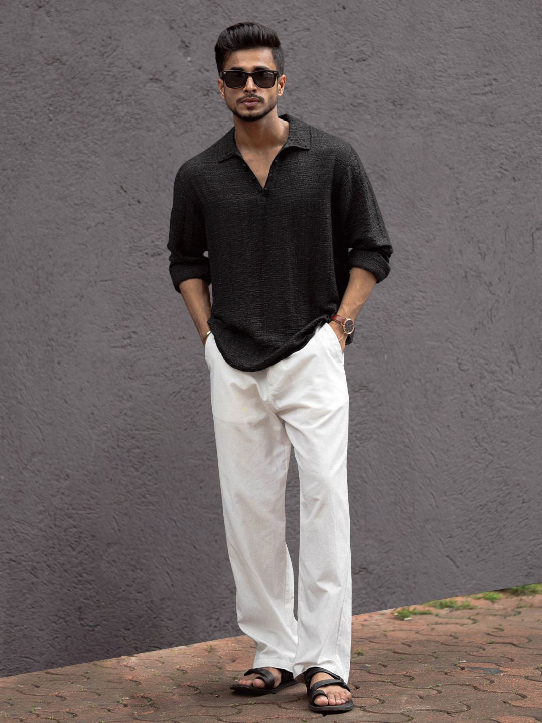 Powerlook Men Opaque Casual Shirt