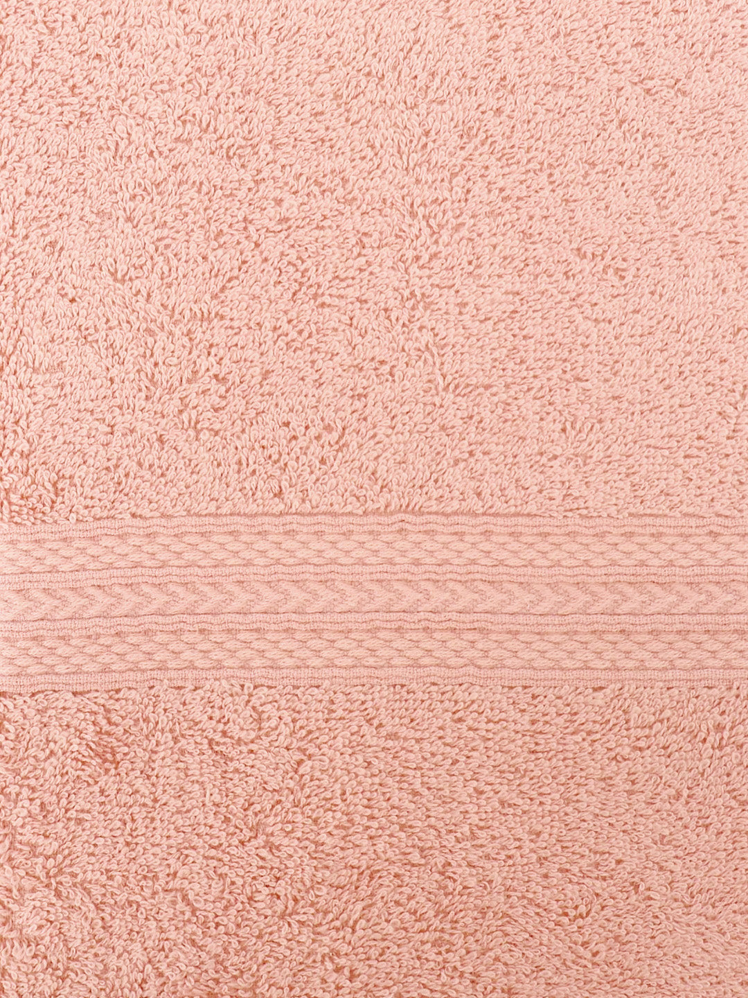 BOMBAY DYEING Peach-Coloured 1 Pcs Cotton 450 GSM Bath Towel