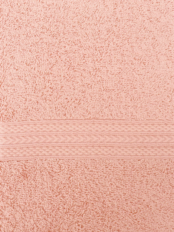 BOMBAY DYEING Peach-Coloured 1 Pcs Cotton 450 GSM Bath Towel