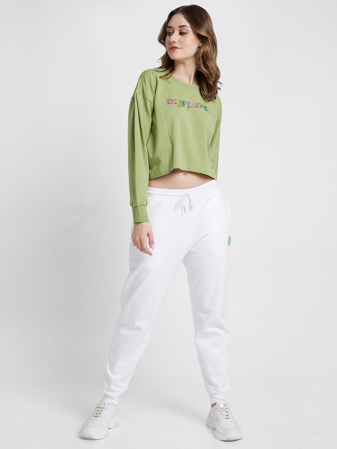 SPYKAR Typography Printed Boxy T-Shirt