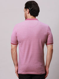 Park Avenue Men Polo Collar Pockets Slim Fit T-shirt