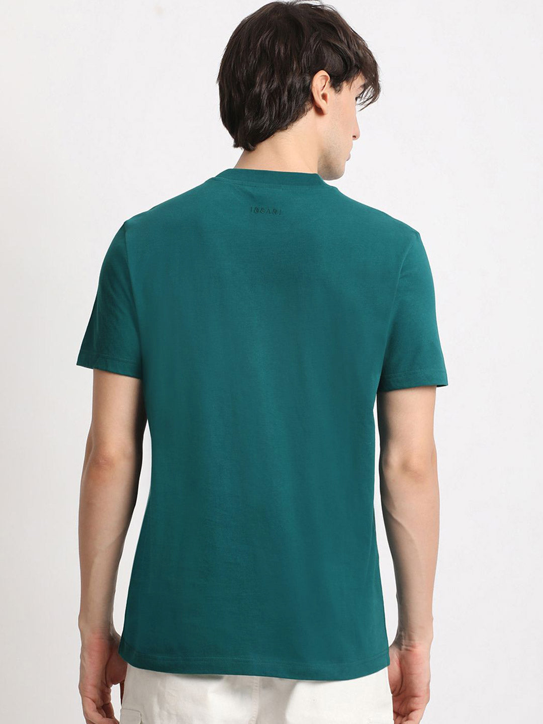 THE BEAR HOUSE Round Neck Pure Cotton Regular Fit T-shirt