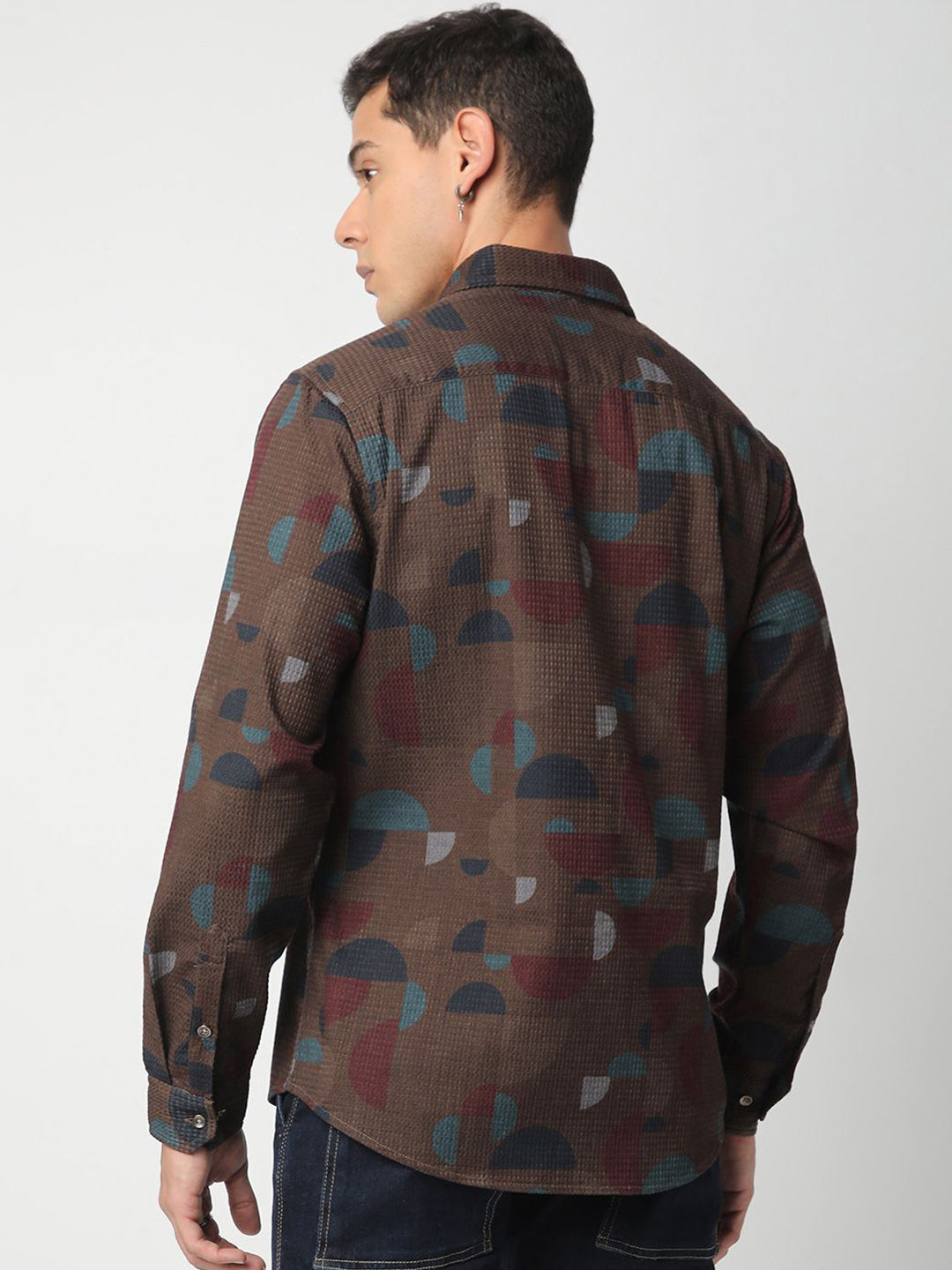 VASTRADO Men Classic Slim Fit Opaque Casual Shirt