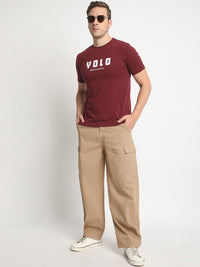 Bene Kleed Men Cotton Loose Balloon Fit Cargos Trousers