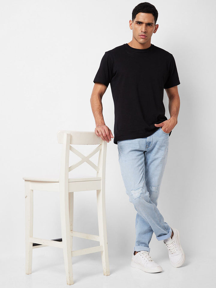 SPYKAR Men Mildly Distressed Heavy Fade Jeans