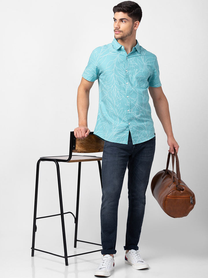 SPYKAR Men Blue & Grey Super Skinny Fit Low-Rise Light Fade Stretchable Jeans