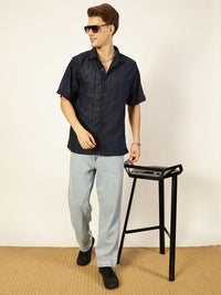 Thomas Scott Men Premium Semi Sheer Casual Shirt