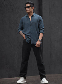 Powerlook Men Grid Tattersall Checks Opaque Casual Shirt