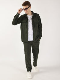 Thomas Scott Men Premium Corduroy Casual Shirt