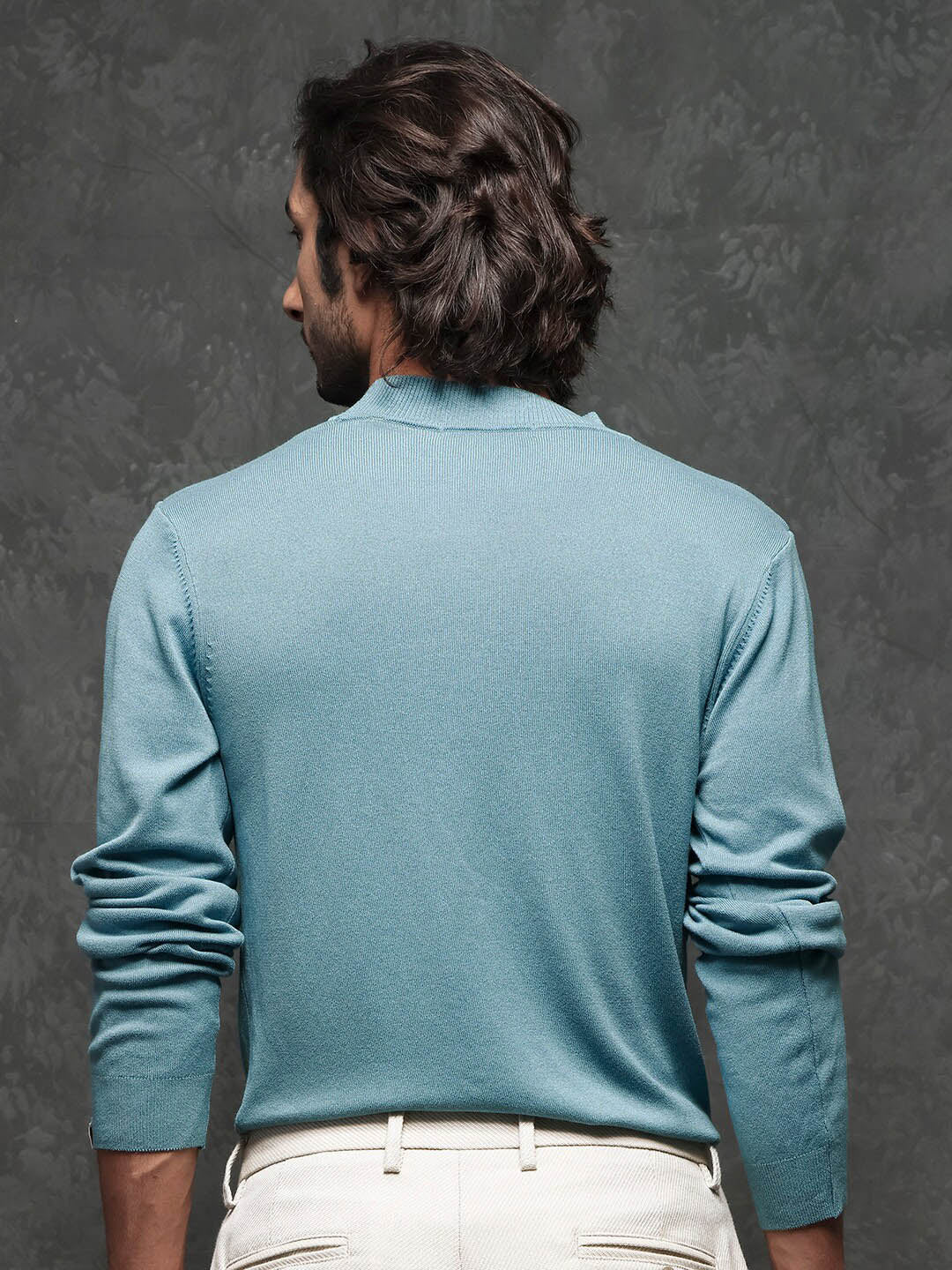 RARE RABBIT Men Alfo 1 High Neck Sweater