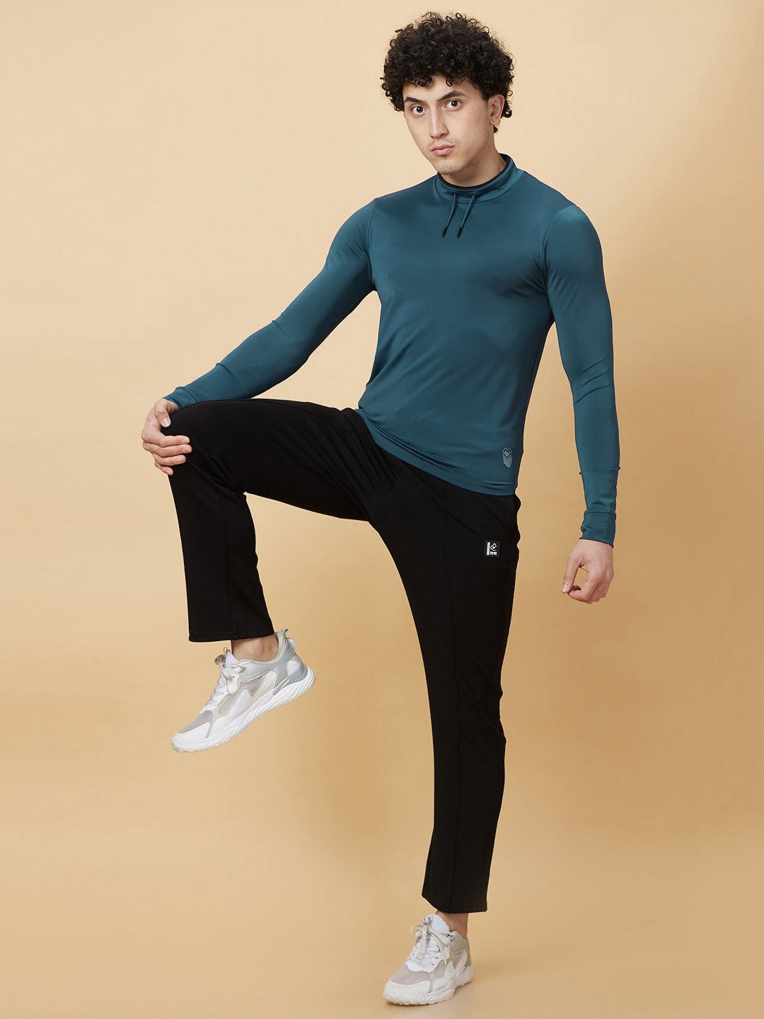 Being Human Men Henley Neck Pockets T-shirt