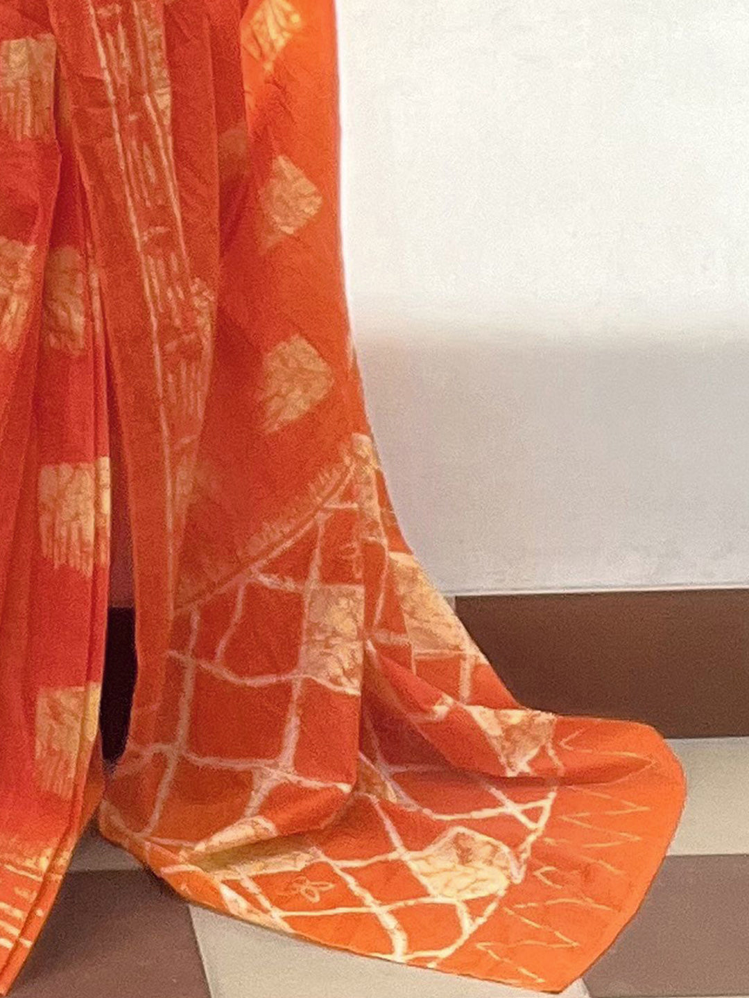 Saree mall Sedia Memakai Saree Cetakan Abstrak Bercetak Abstrak