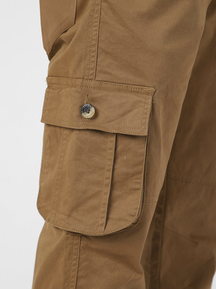Urbano Fashion Men Mid-Rise Cargos Trousers