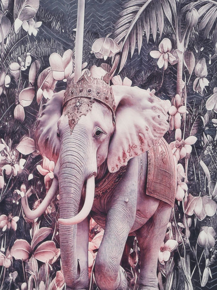 KLOTTHE Grey & Pink 400 TC King Bedsheet with 2 Pillow Covers