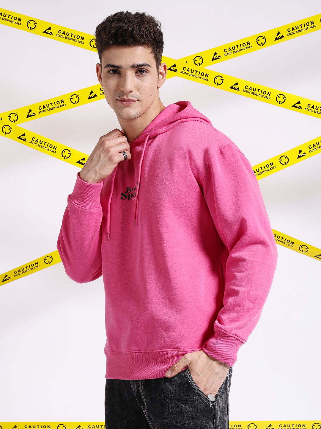 The Indian Garage Co Graphic Printed Hooded Pullover