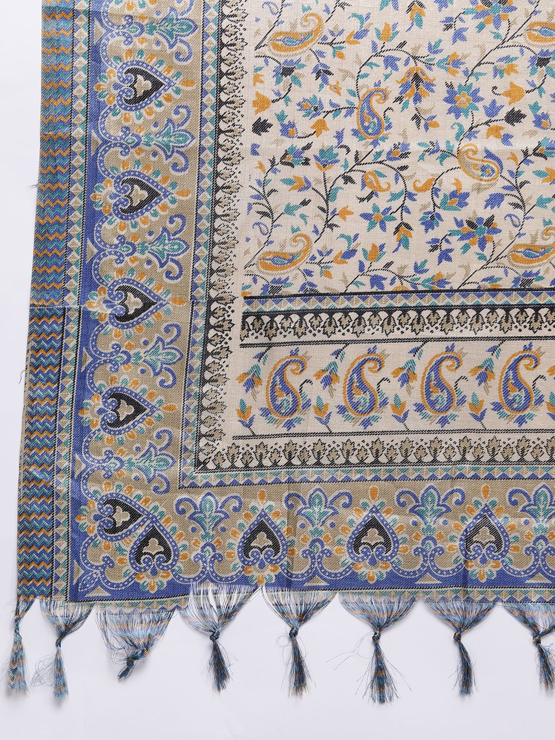 Varanga Woven Design Zari Kurta with Trousers & Dupatta