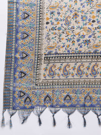 Varanga Woven Design Zari Kurta with Trousers & Dupatta