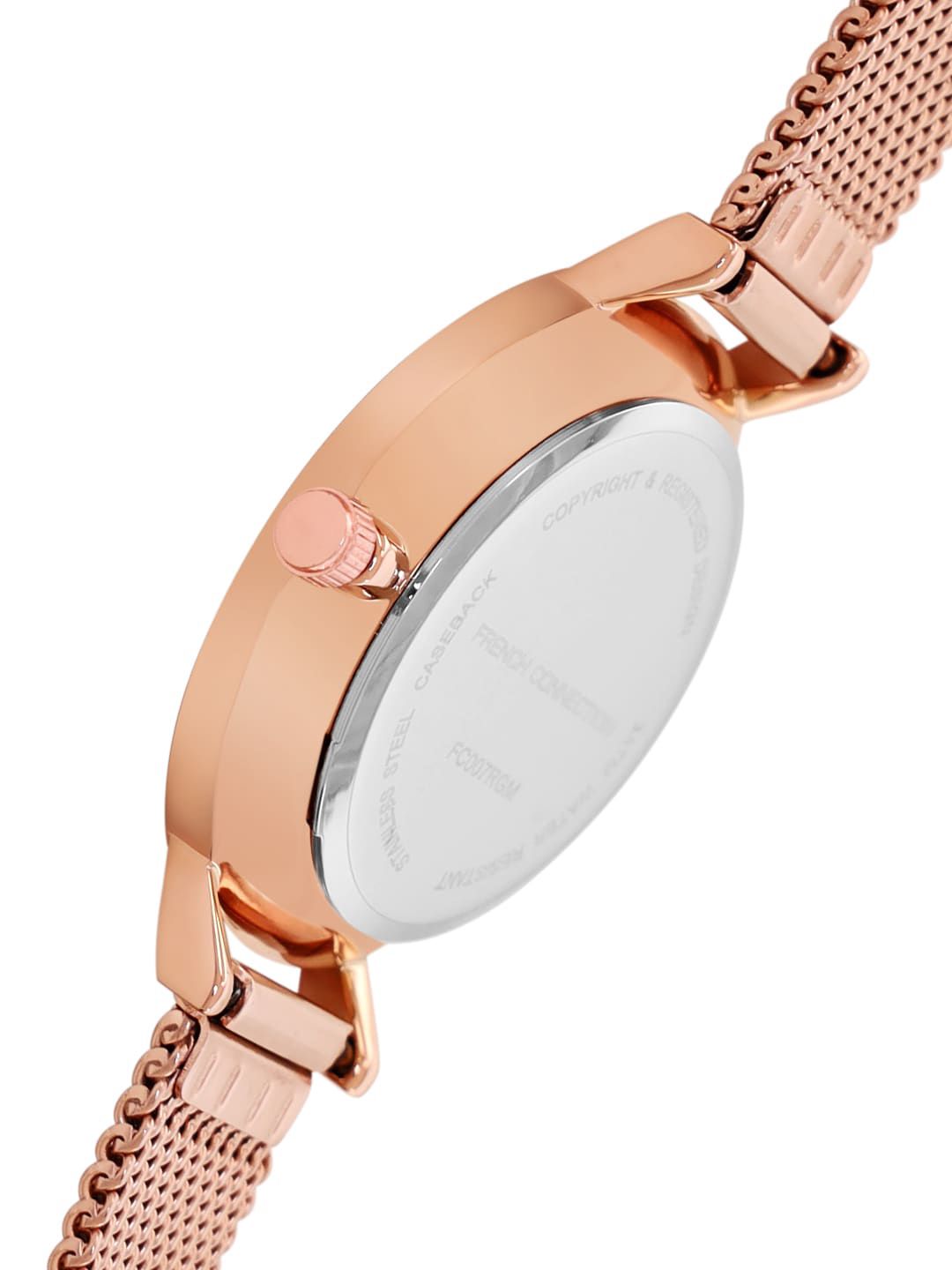 French Connection Women Multicoloured Dial & Multicoloured Stainless Steel Bracelet Style Straps Analogue Watch