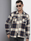 The Indian Garage Co Pure Cotton Opaque Checked Casual Shirt