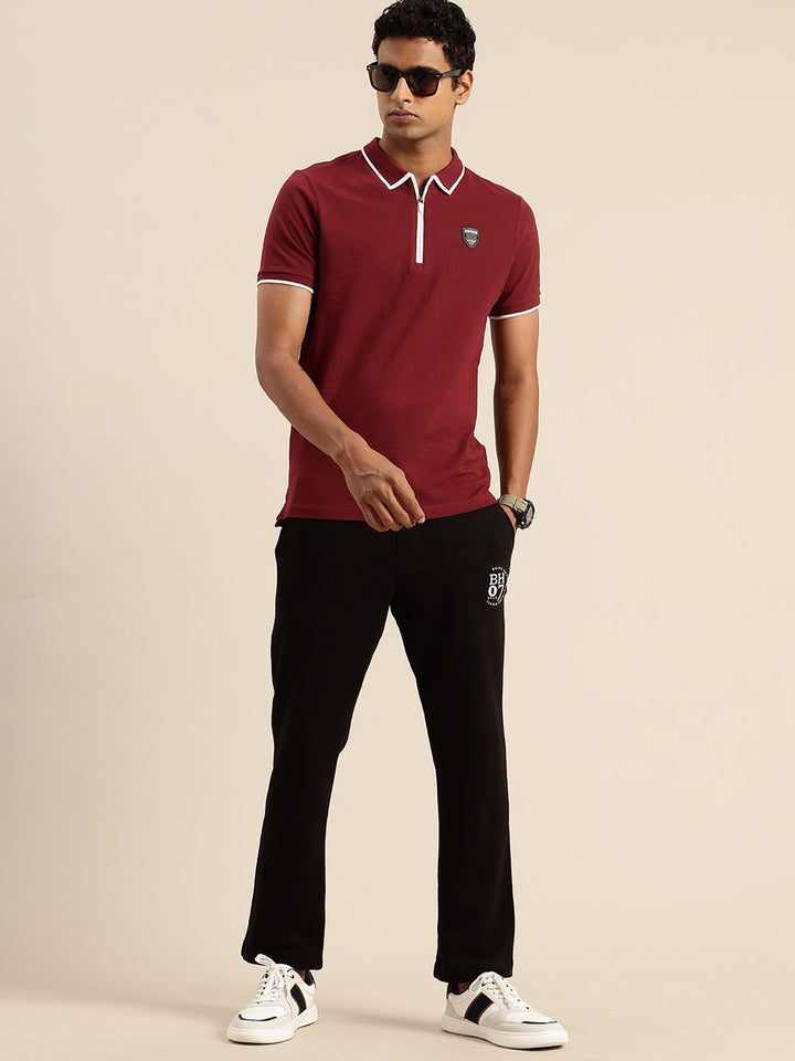 Being Human Pure Cotton Polo Collar Casual T-shirt