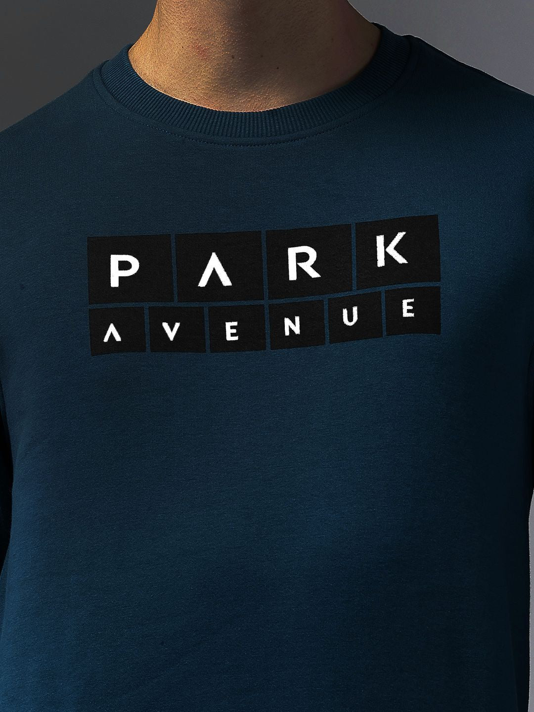 Park Avenue Slim Fit Printed Sweatshirt