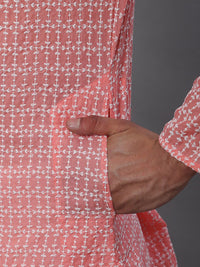 SOJANYA Embroidered Pure Cotton Straight Kurta