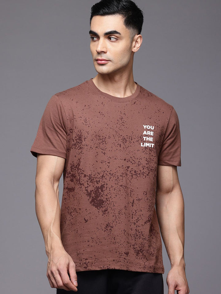 HRX by Hrithik Roshan Typography Printed Rapid-Dry Training  T-shirt