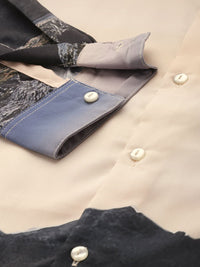 The Indian Garage Co Opaque Graphic Printed Oversized Casual Shirt