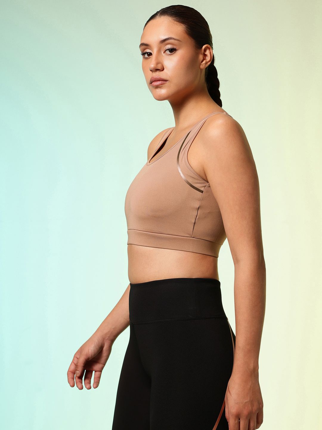 HRX by Hrithik Roshan Active Goddess Rapid-Dry Padded Training Bra HR_SS25_W_BA_KT171_03_A