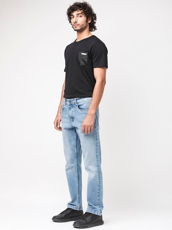 RARE RABBIT Men Polin Regular Fit Stretchable Jeans